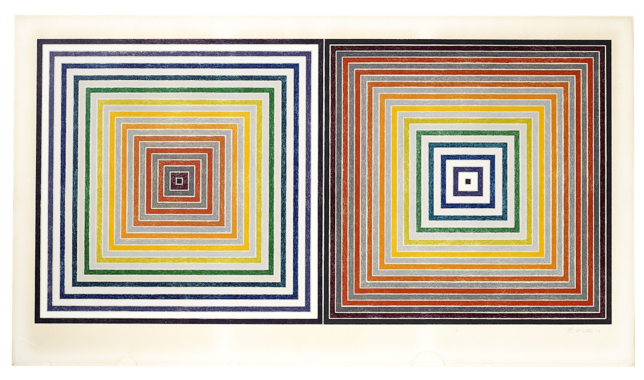Double Gray Scramble by Frank Stella