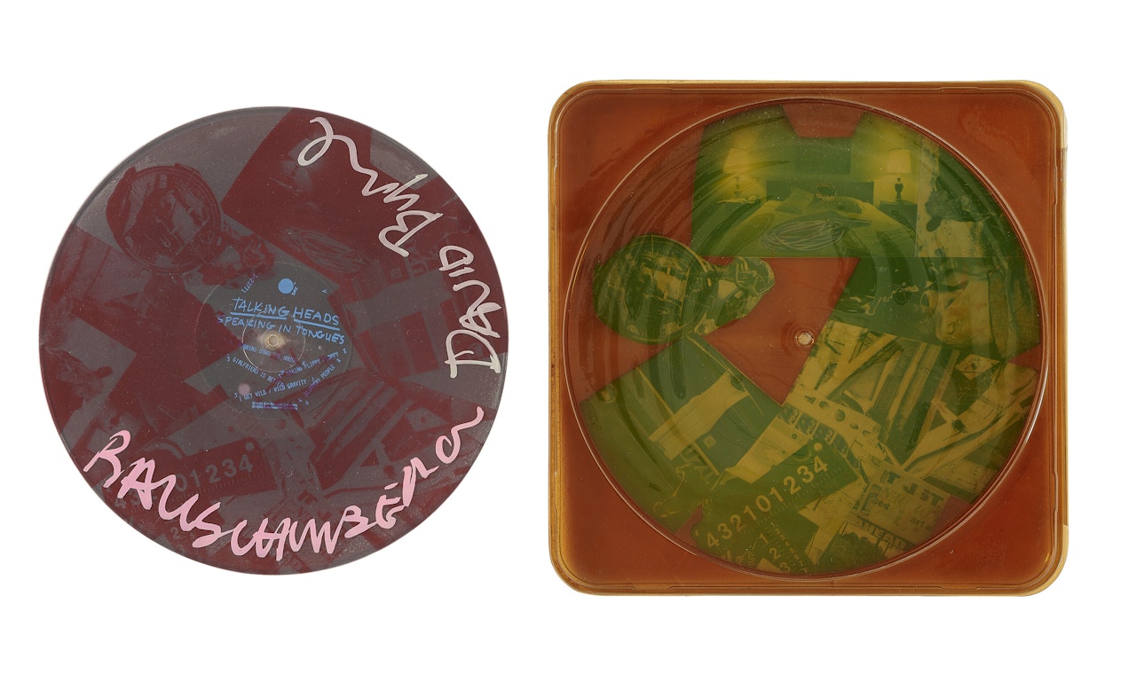 Talking Heads, Speaking in Tongues by Robert Rauschenberg