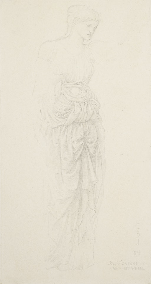 Study of Fortune for 'The Wheel of Fortune' by Edward Coley Burne-Jones