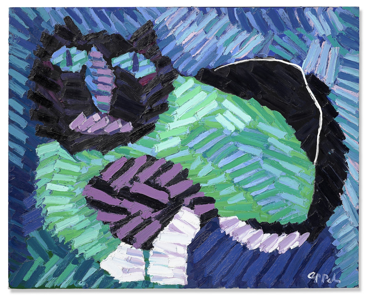 The Green Cat by Karel Appel
