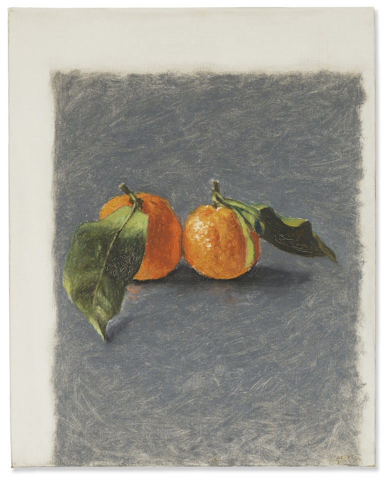 Two Tangerines by Avigdor Arikha