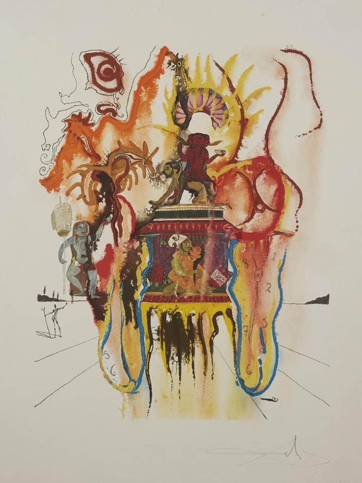 Mystic (Indian) issue de " Four dreams of paradise" by Salvador Dali