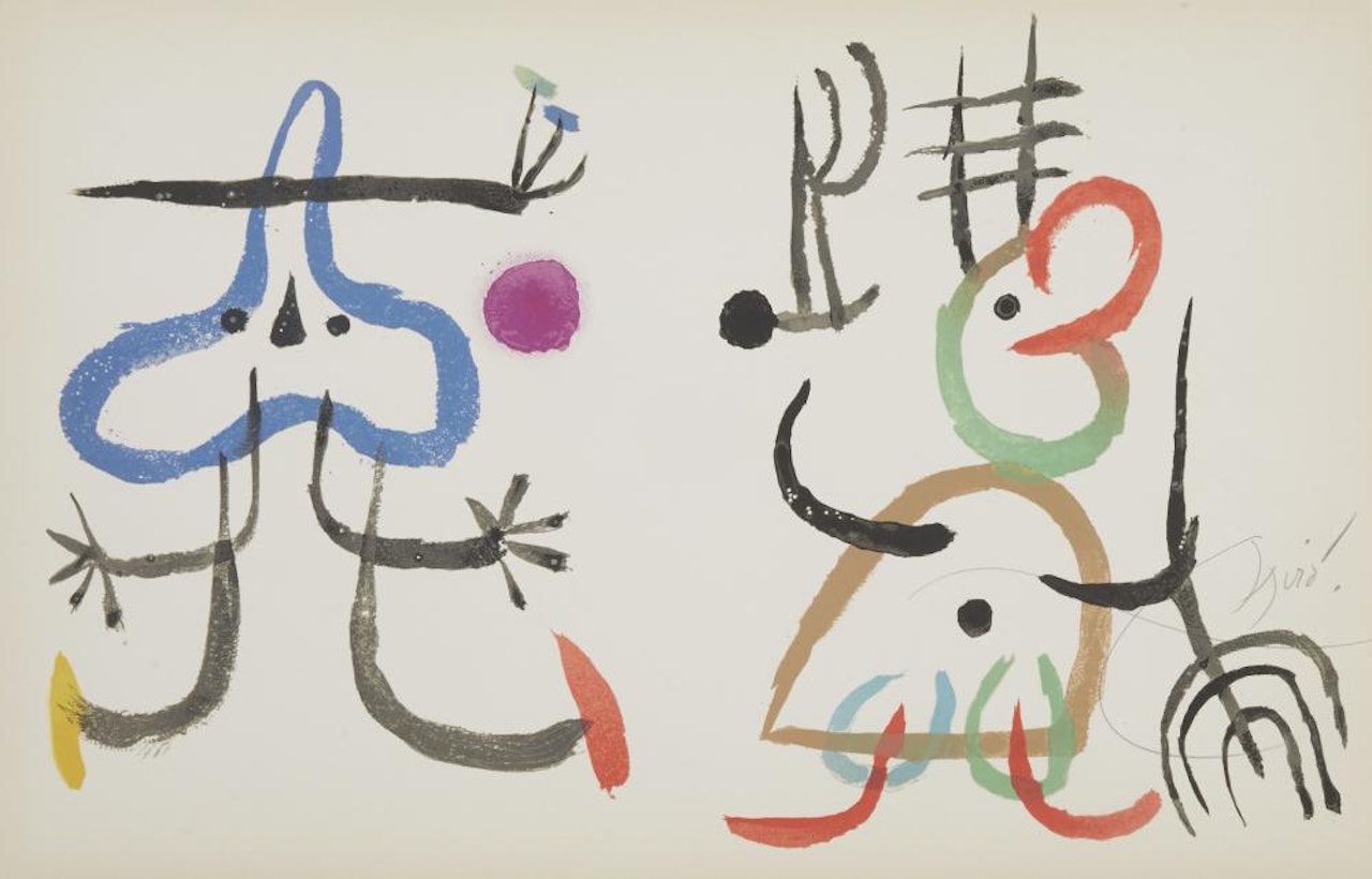 L'enfance d'Ubu by Joan Miró