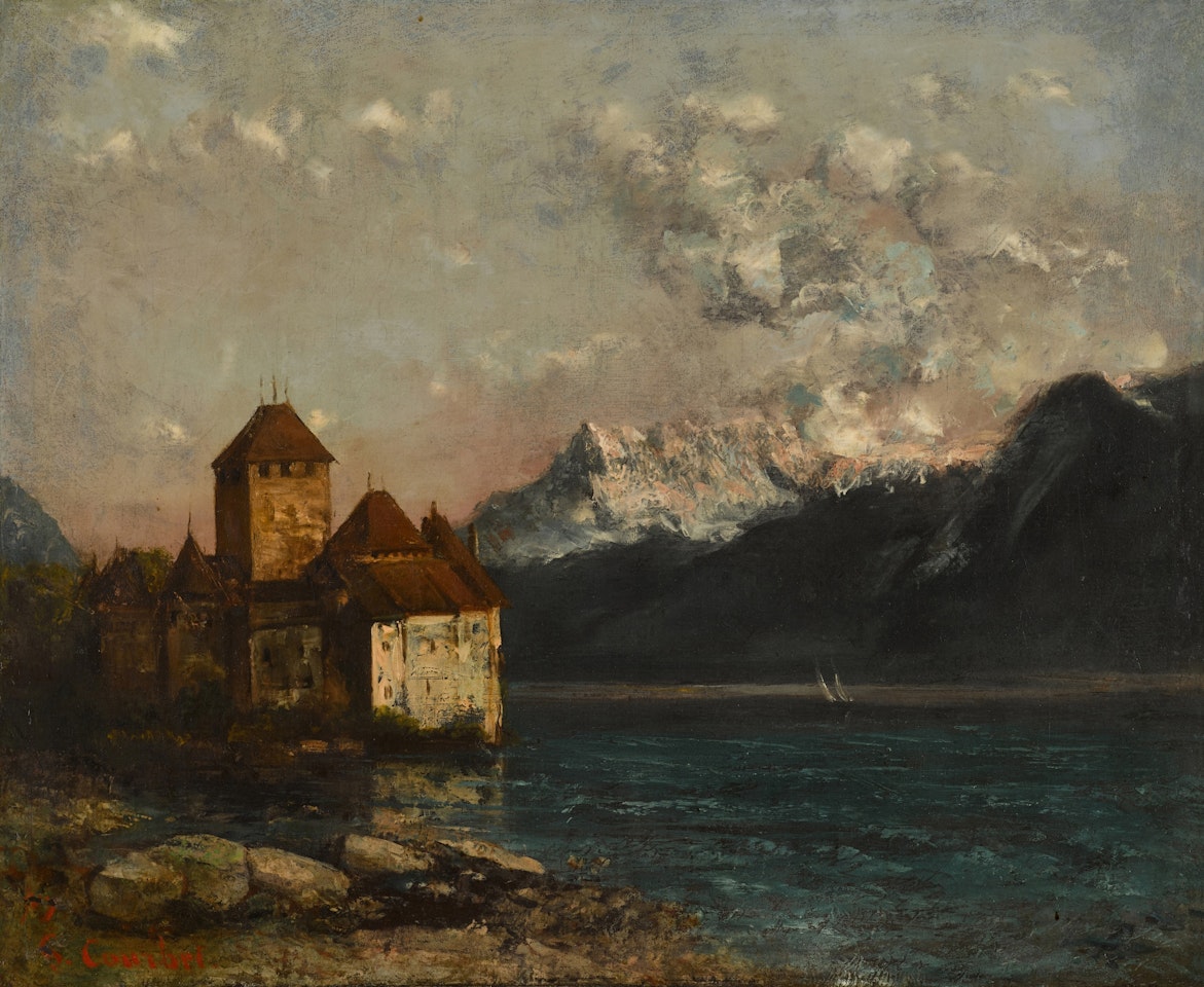 Le Château de Chillon by Gustave Courbet