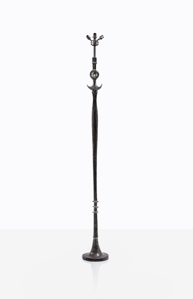 Tête de femme" ("Figure") Floor Lamp by Alberto Giacometti