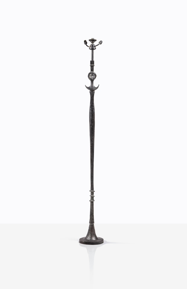 Tête de femme" ("Figure") Floor Lamp by Alberto Giacometti