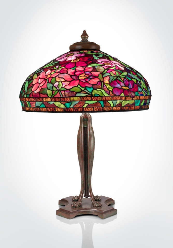 “Peony” Table Lamp by Tiffany Studios