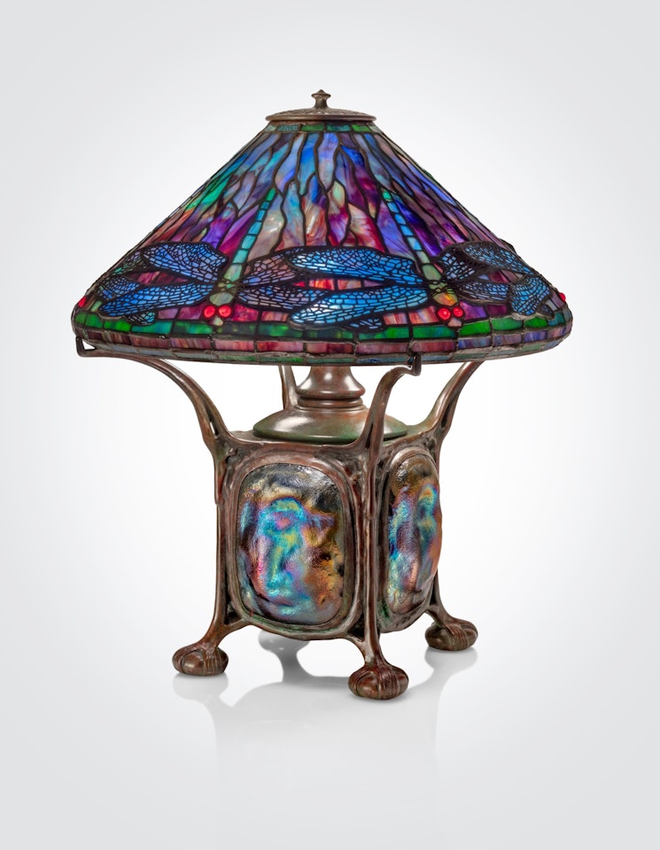 "Dragonfly" Table Lamp by Tiffany Studios