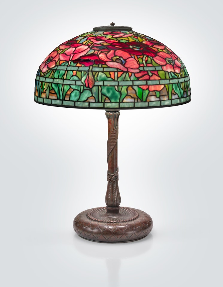 “Oriental Poppy” Table Lamp by Tiffany Studios