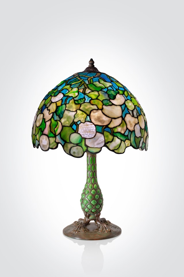 "Snowball" Table Lamp by Tiffany Studios