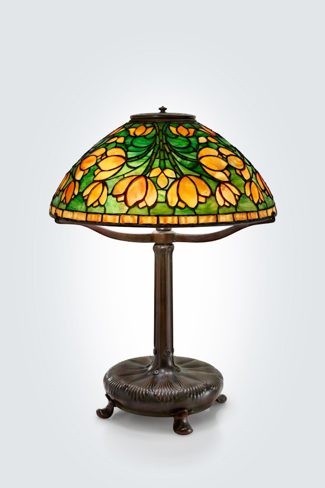 “Crocus” Table Lamp by Tiffany Studios
