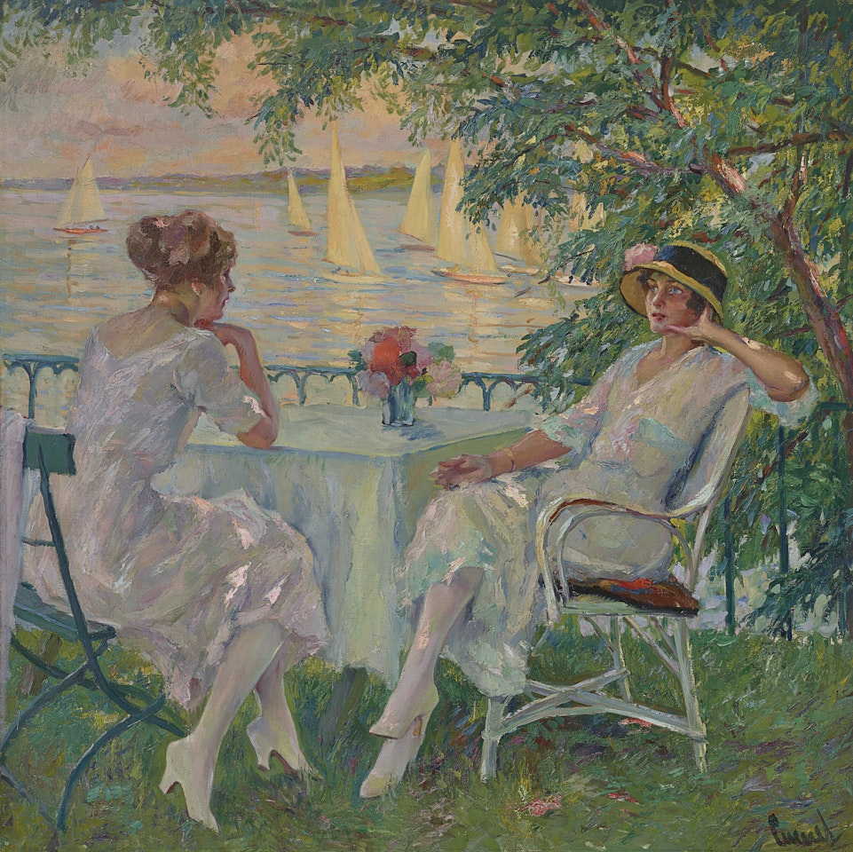Les yachts by Edward Cucuel
