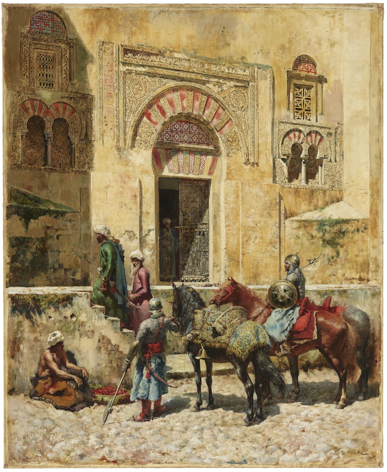 Entering the Mosque by Edwin Lord Weeks