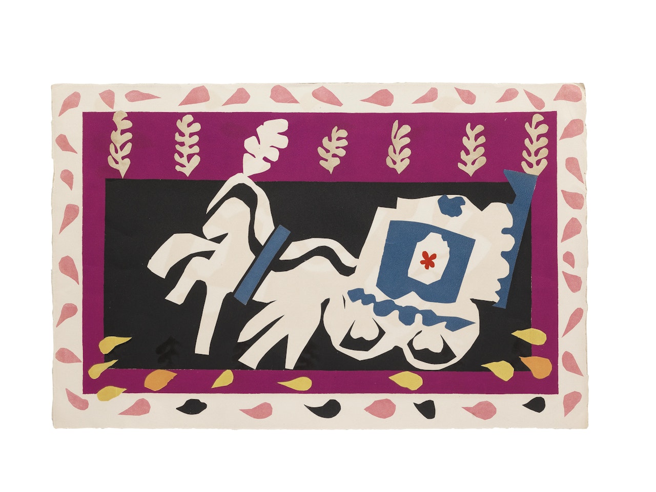 Enterrement de Pierrot, from Jazz by Henri Matisse