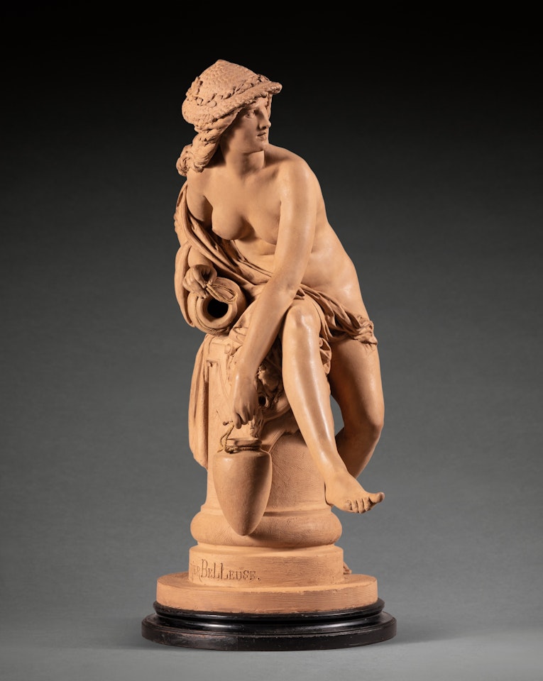 Woman carrying water by Albert-Ernest Carrier-Belleuse