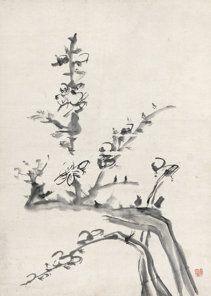 Ink Plum Blossoms by Huang Binhong