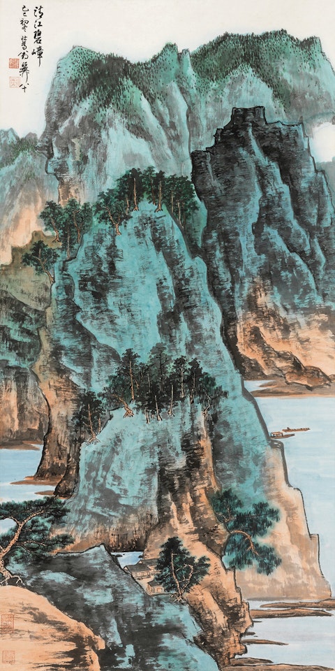 Landscape by Xie Zhiliu