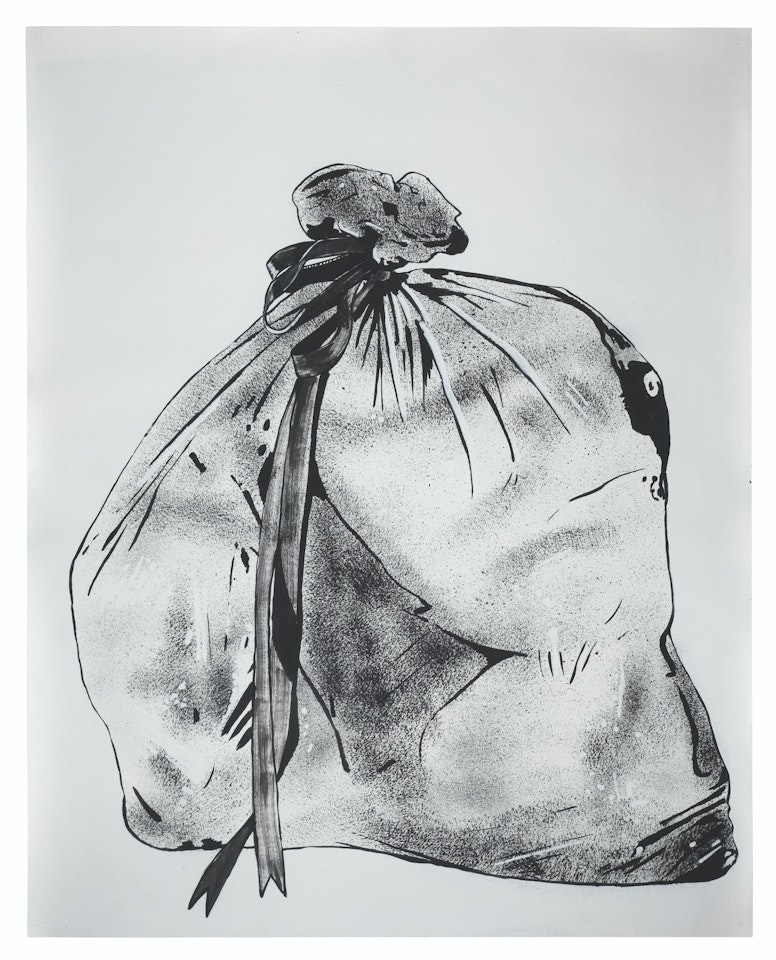 Garbage bag IV by Mike Kelley