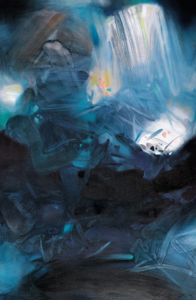 Ombres Bleues by Chu Teh-Chun