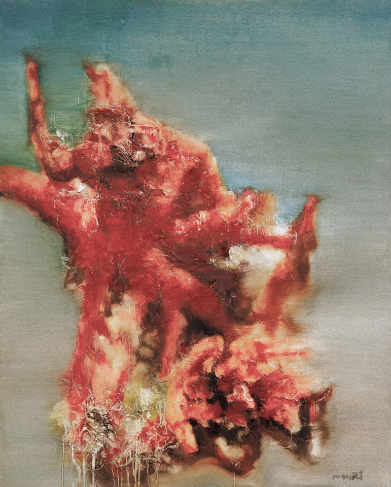 Red Stone by Zhou Chunya