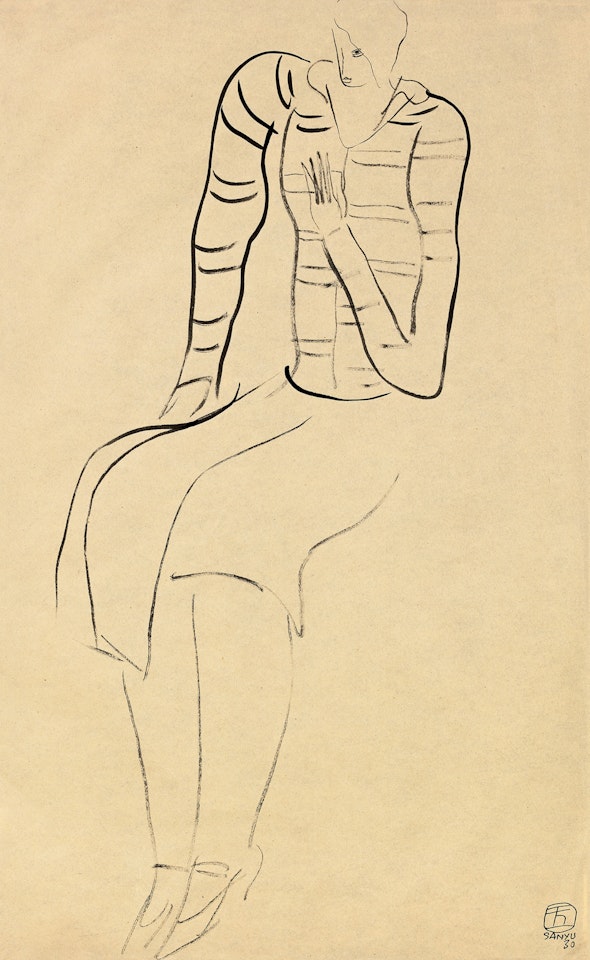 Seated Woman by Sanyu