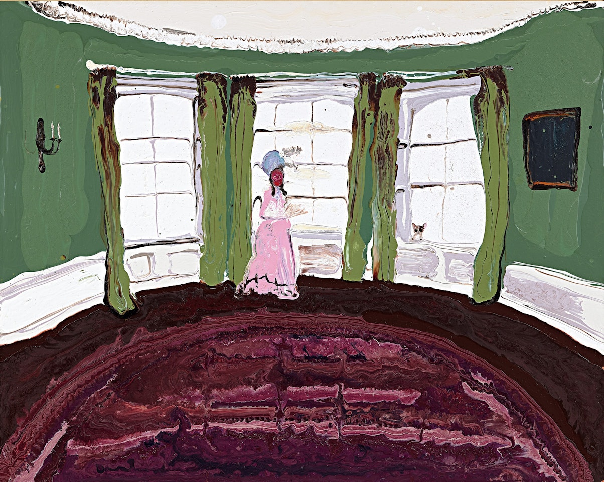 Lady with a Cat by Genieve Figgis