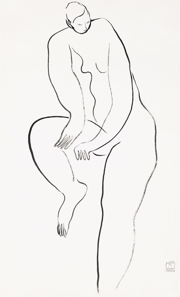 Reclining Beauty by Sanyu