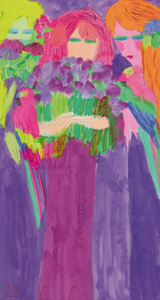 A Bouquet of Tenderness by Walasse Ting