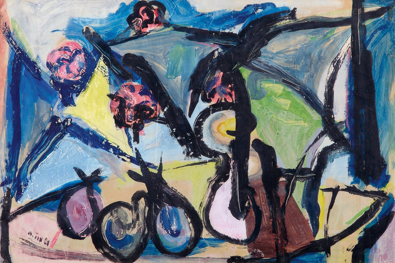 Abstract Still Life by Walasse Ting