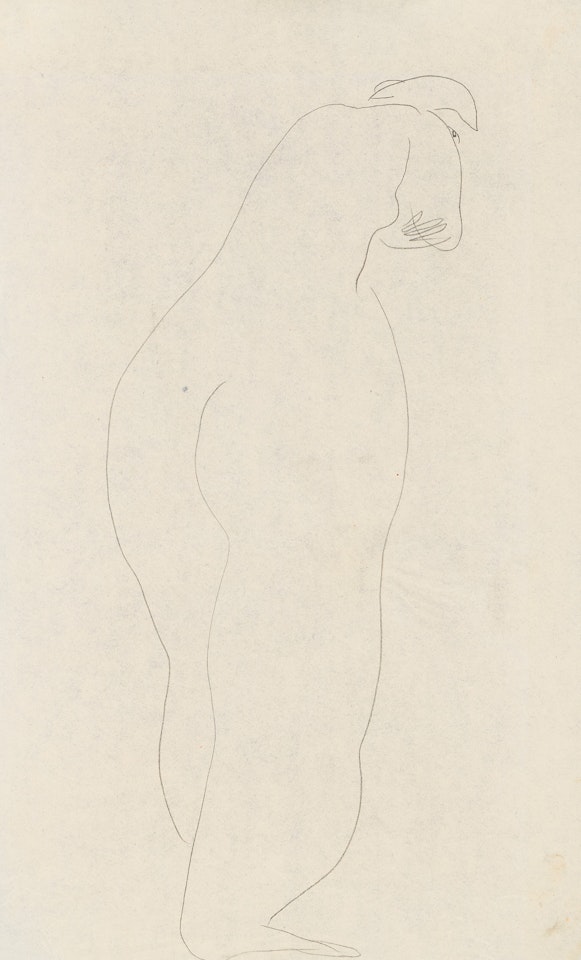 Standing Nude by Sanyu