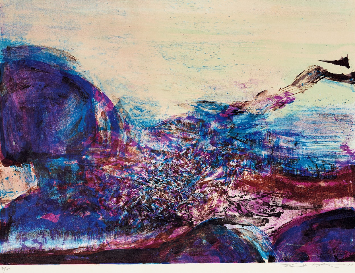 Untitled by Zao Wou-Ki