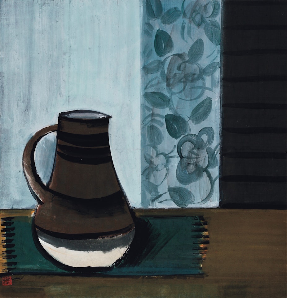 Still life with Terrine by Lin Fengmian