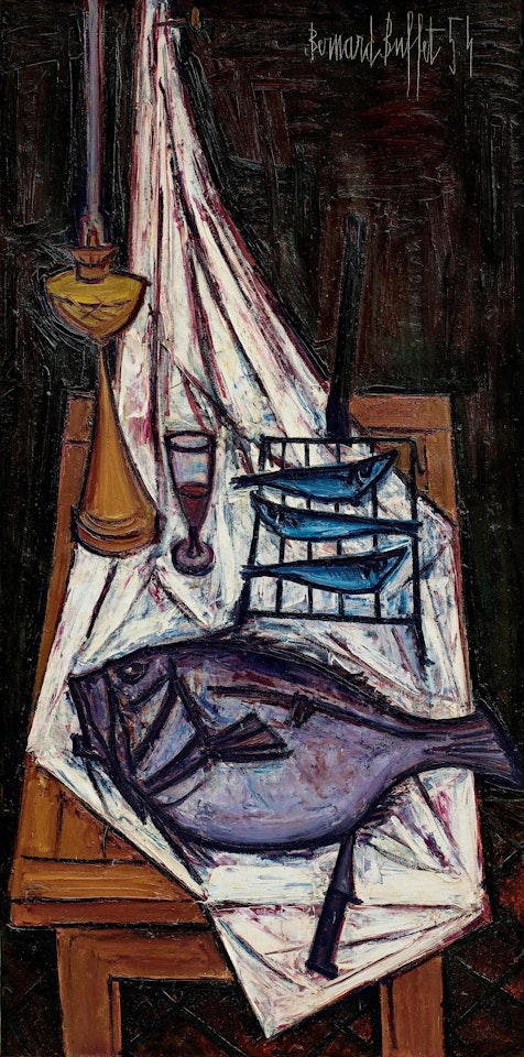 Nature Morte aux Poissons by Bernard Buffet