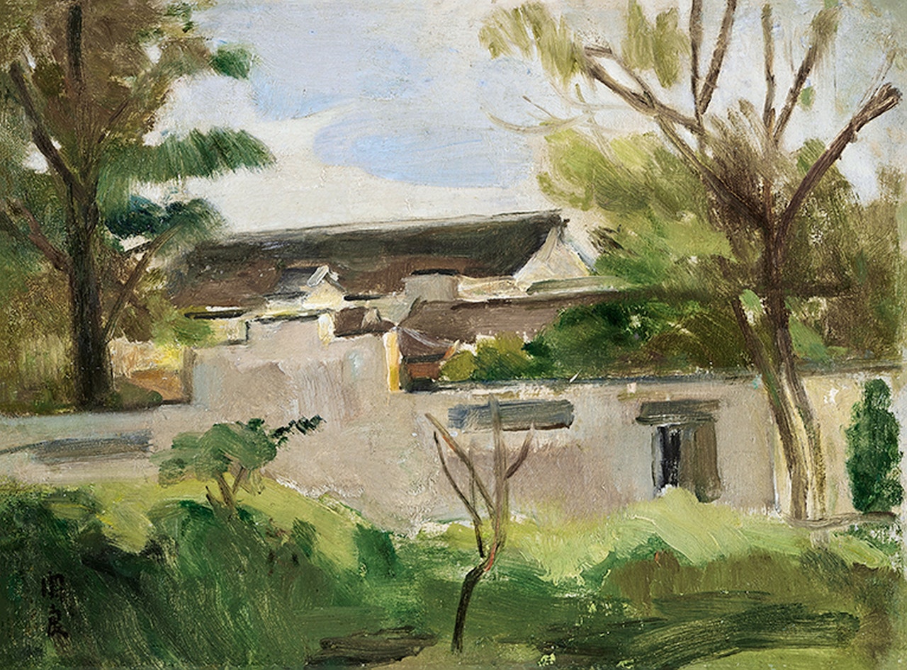 House and Tree by Guan Liang