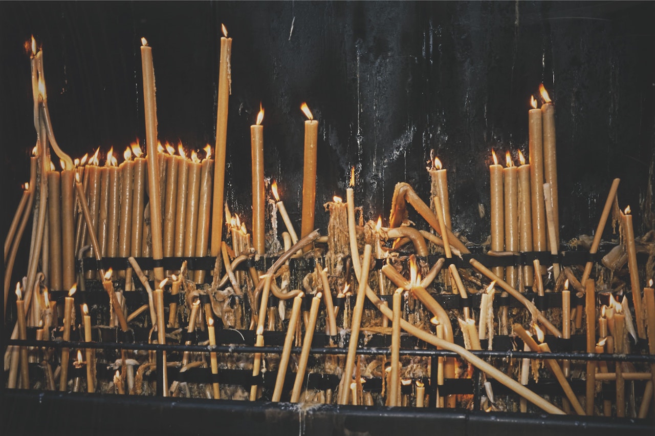 Fatima Candles by Nan Goldin