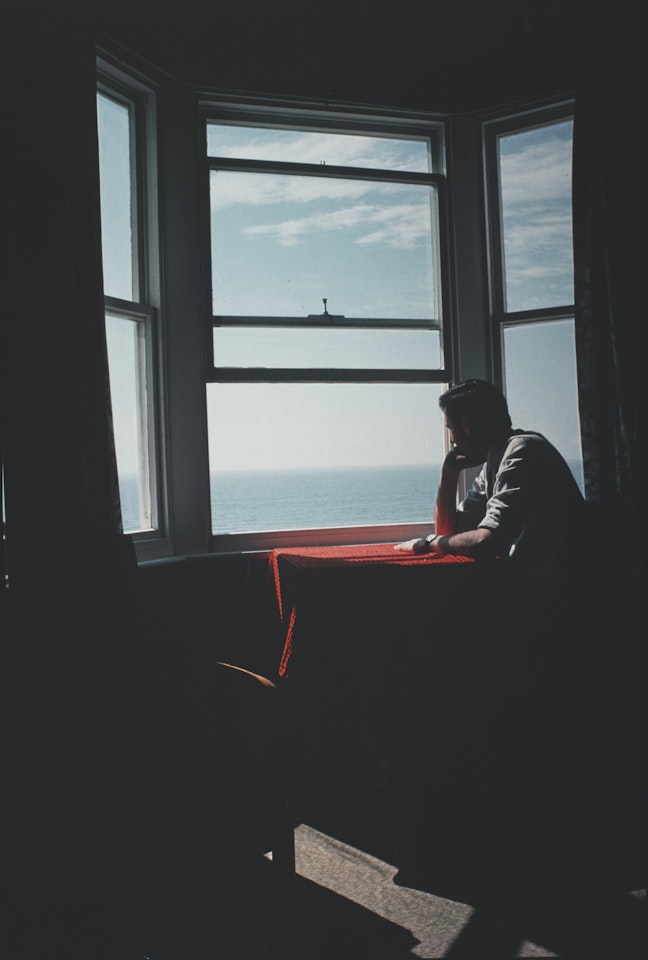 Anthony by the sea, Brighton, England by Nan Goldin