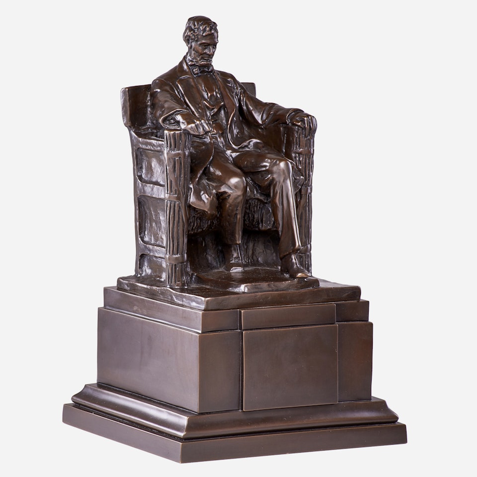 Seated Lincoln from the plaster maquette by Daniel Chester French