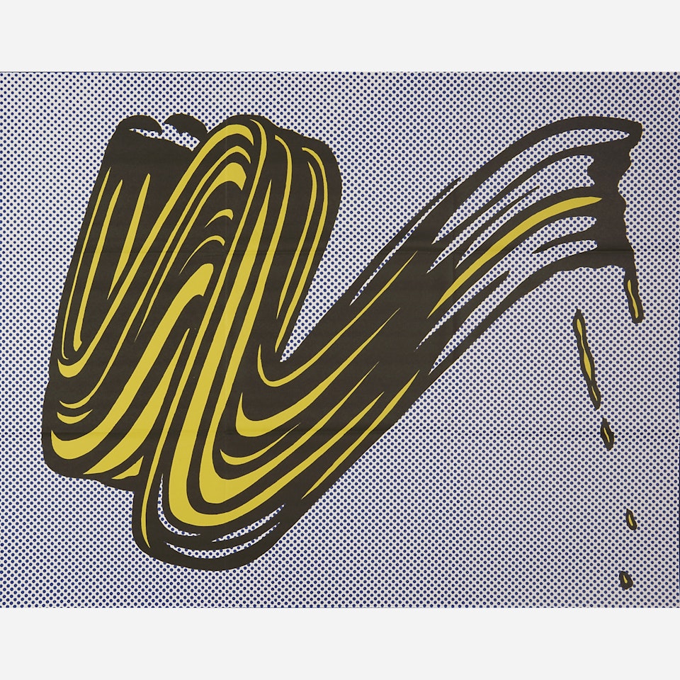 Brushstroke by Roy Lichtenstein