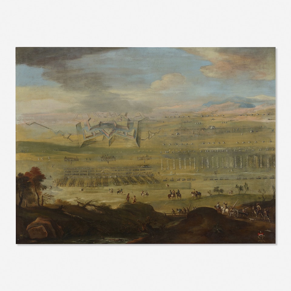 Monumental Battle Scene by Continental School