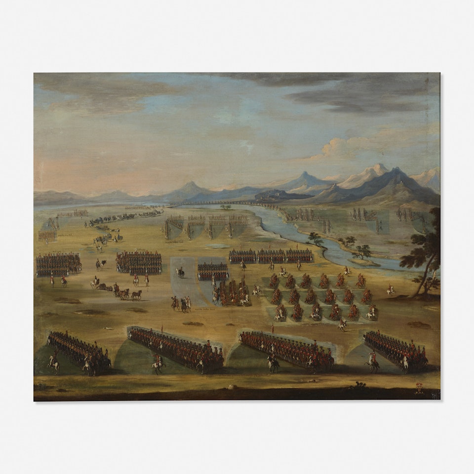 Monumental Battle Scene by Continental School