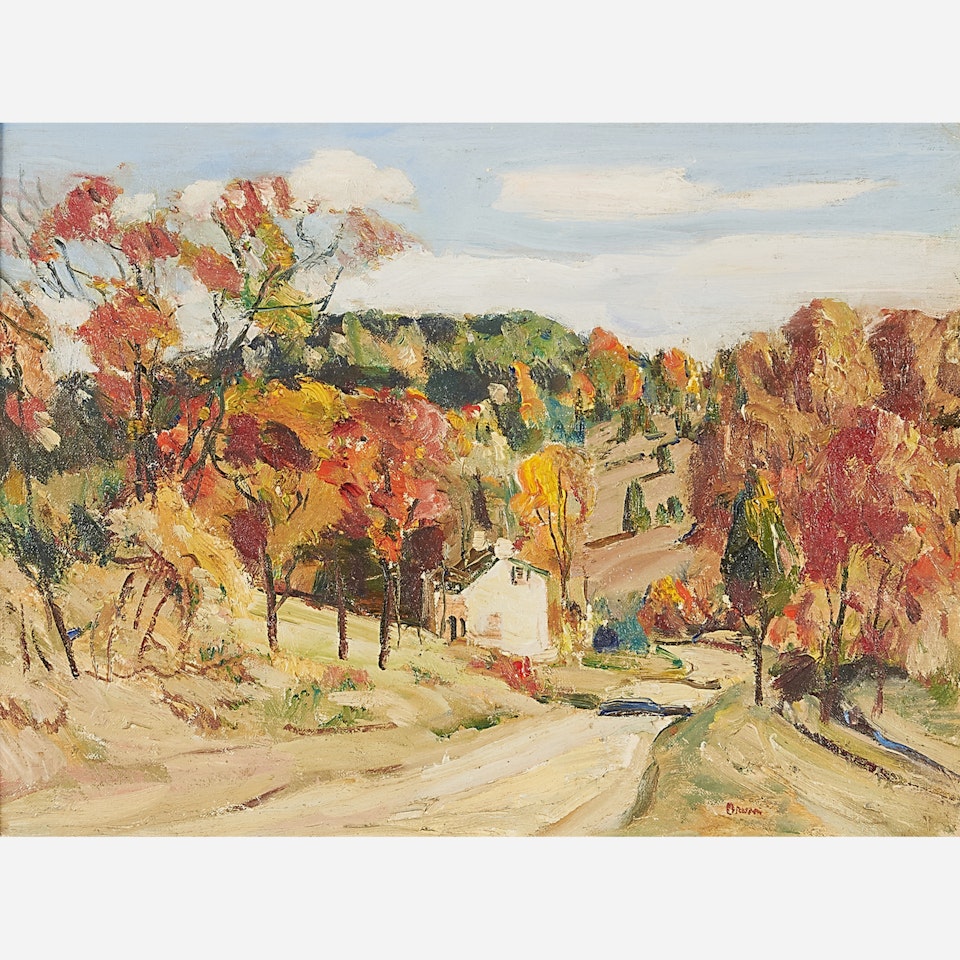 Untitled (Bucks County Autumn) by Walter Emerson Baum