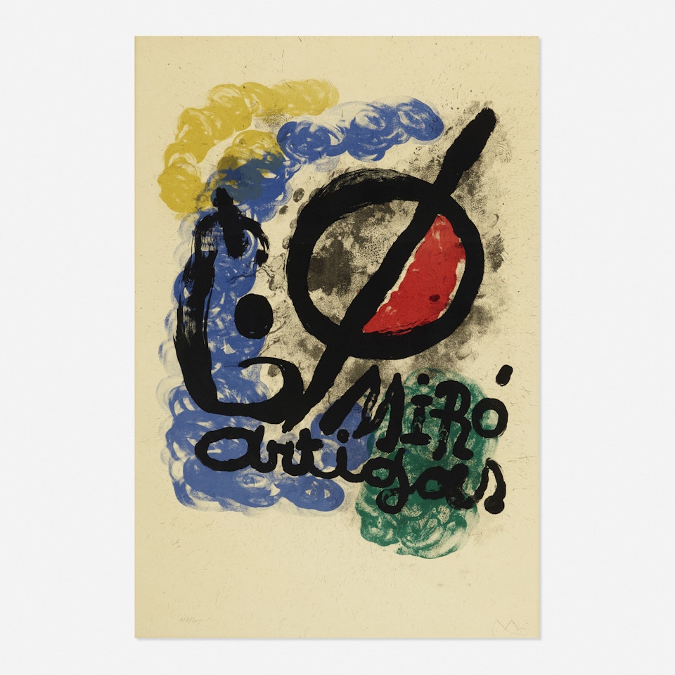 Affiche pour l’Exposition Miró-Artigas by Joan Miró