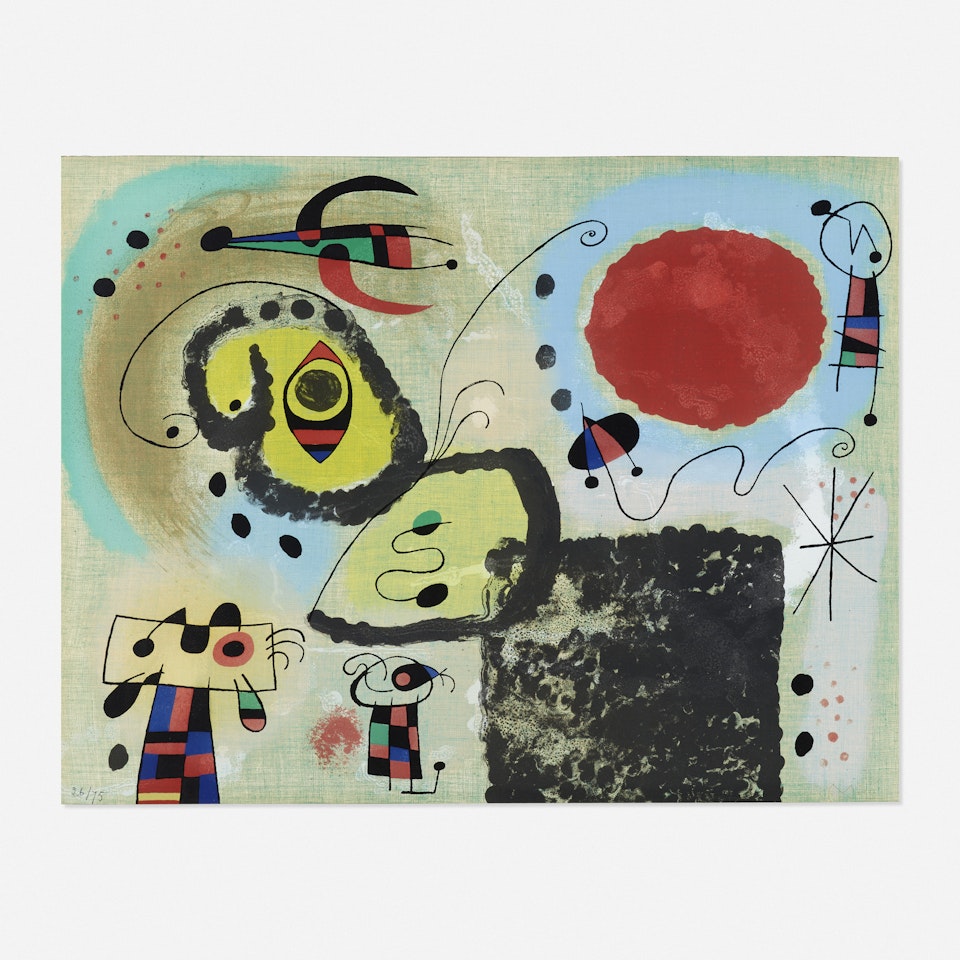 Centennaire pour l'imprimerie Mourlot by Joan Miró