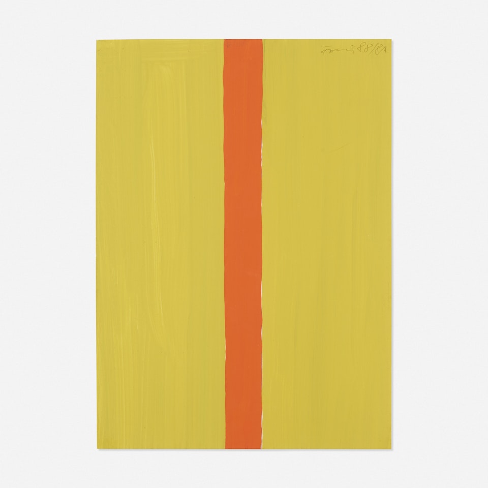 Untitled (Yellow-Orange) by Günther Förg