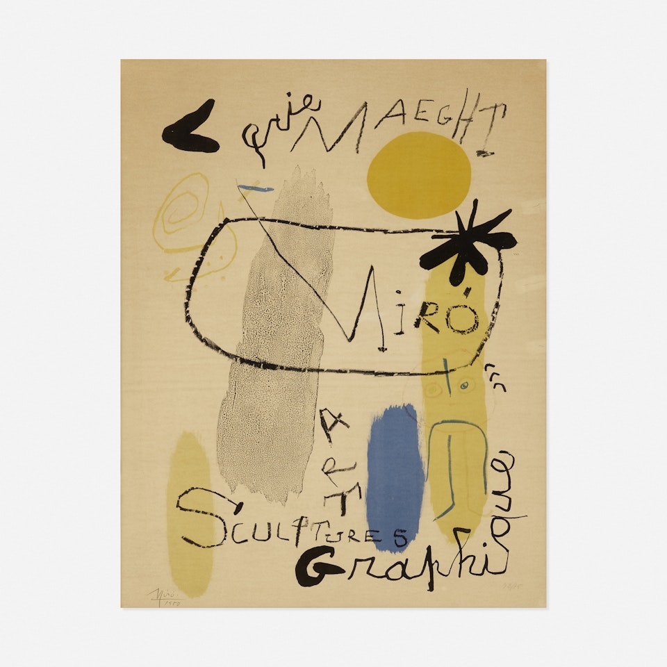 Sculptures; et Art Graphique by Joan Miró