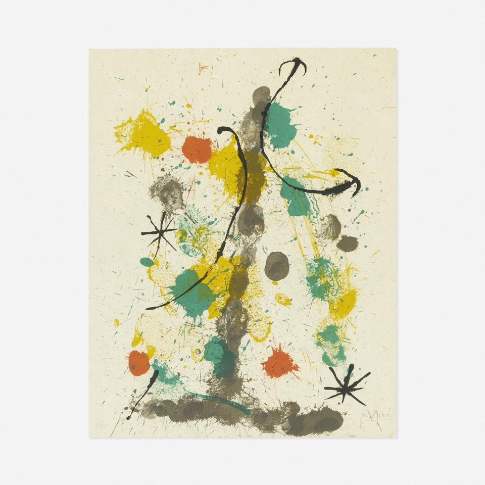 Quelques Fleurs pour des Amis by Joan Miró