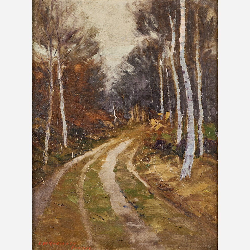 In the Forest of Fontainebleau by Edward Willis Redfield