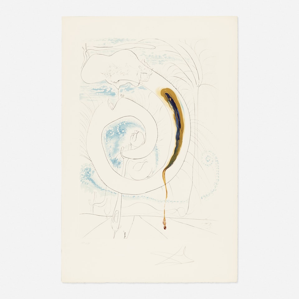The Visceral Circle of the Cosmos (from Cosmos I) by Salvador Dali