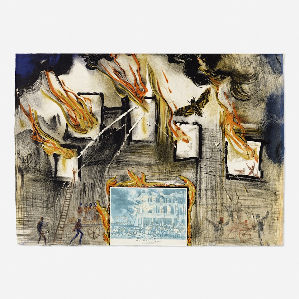 Fire, Fire, Fire (from The World Of Currier And Ives as interpreted by Salvador Dalí) by Salvador Dali