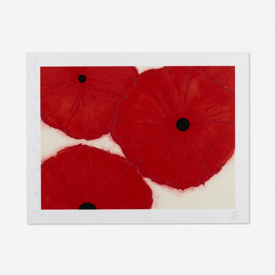 Four Reds Sept 30 2002 by Donald Sultan